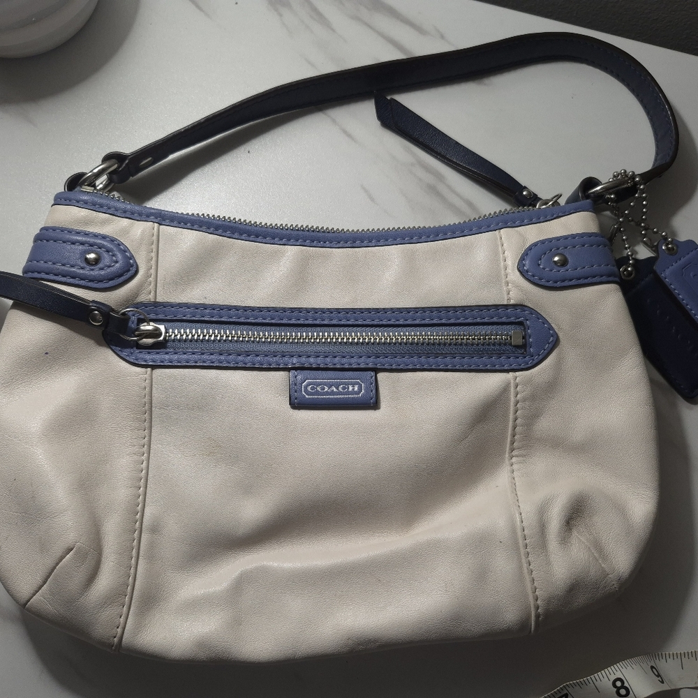Coach Daisy Leather Spectator Shoulder Purse